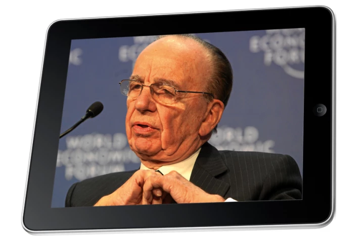 Rupert Murdoch's News Corp. is reportedly teaming up with Apple to develop a tablet-only publication (Murdoch Image: Monika Flueckiger via Flickr)