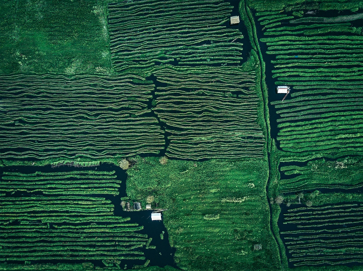 Inle Lake, Myanmar, shot with a DJI Mavic Pro. (Credit: Dimitar Karanikolov / Behance CC BY-NC-ND 4.0)