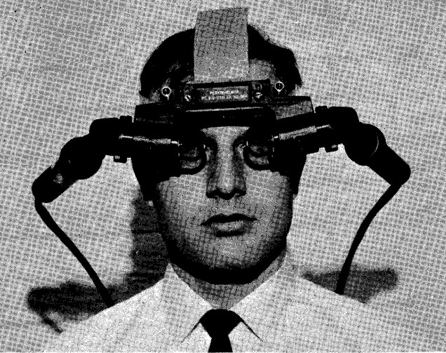 Ivan Sutherland's "Sword of Damocles" was an early VR system that Kay helped develop