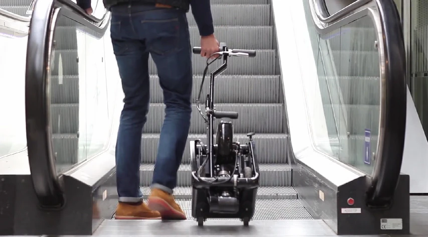 The Trikelet’s unique portable, foldable design means it can accompany the user from point A to B with minimal travel disruption