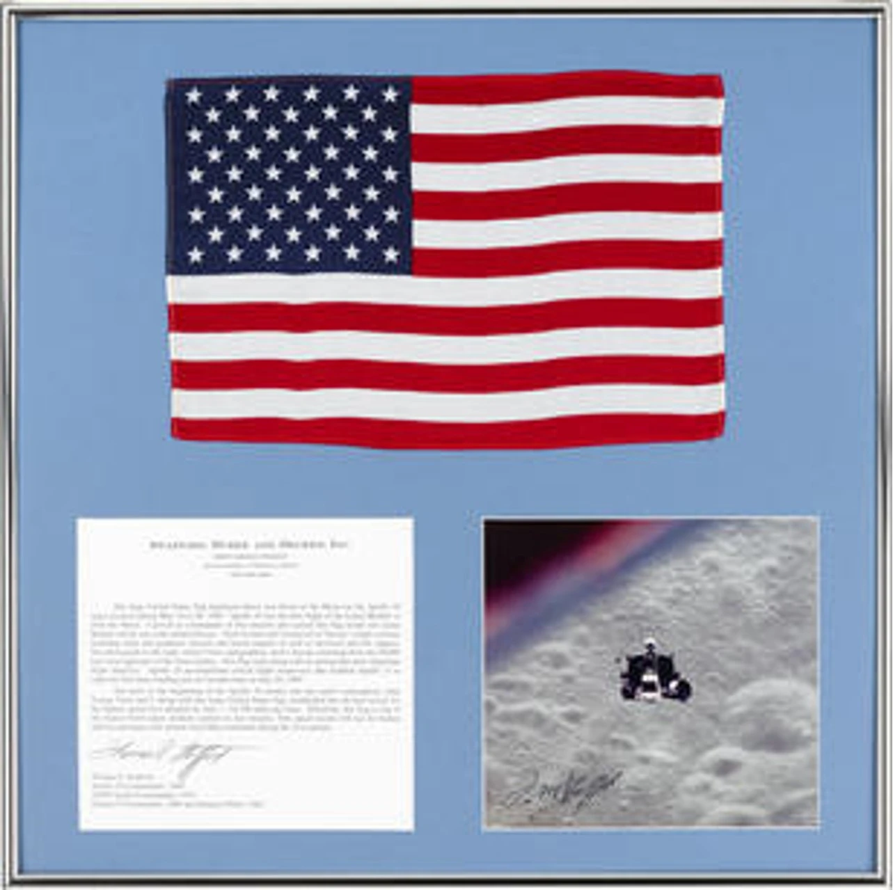 Flag flown on Apollo 10