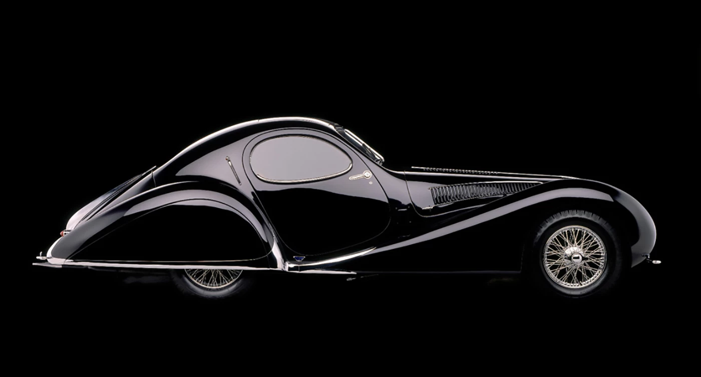 This 1938 Talbot-Lago T150 C SS Teardrop raced at Le Mans in 1939, and in 2006 became one of the most expensive cars in the world when it sold for $3,905,000 at Gooding & Company's Palm Beach auction.