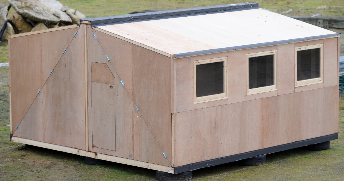 The Hush2 shelter can withstand hurricanes