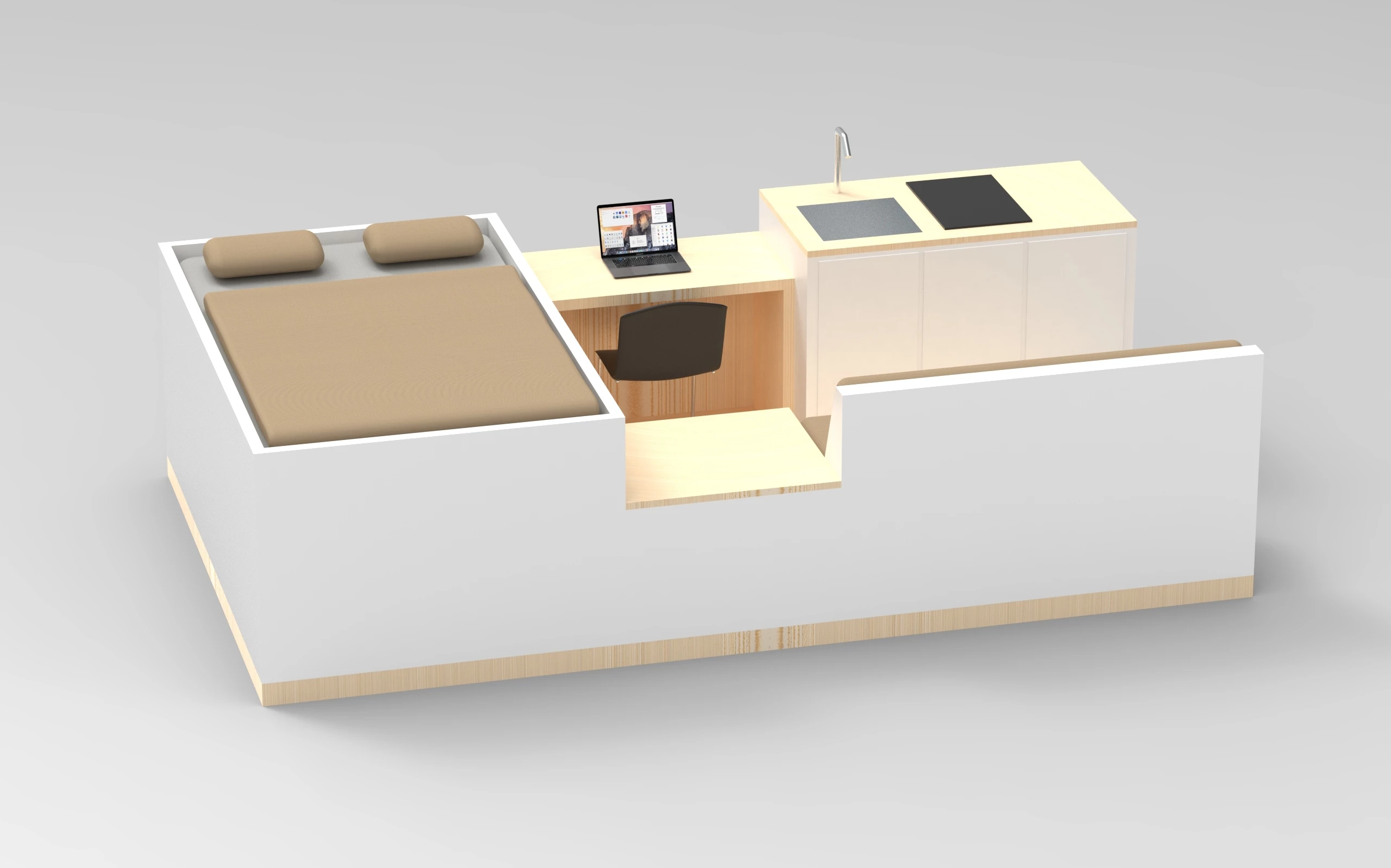 A Grounded G1 floor plan perfect for the digital nomad