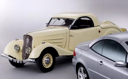 Closer shot of the Peugeot 401 Eclipse