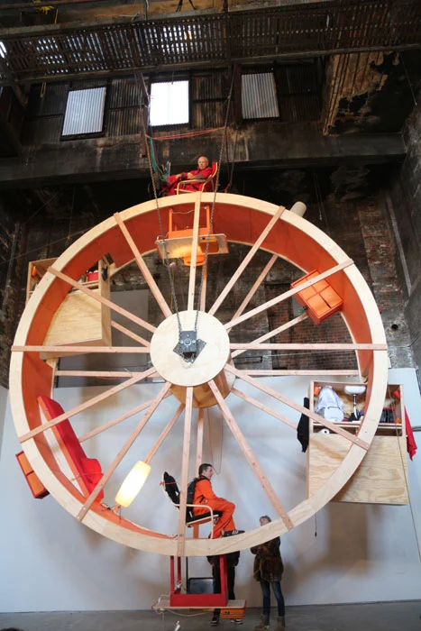 While it's obviously not going to win any prizes for practicality, the In Orbit exhibition is certainly thought-provoking and original (Photo: Pierogi Gallery)
