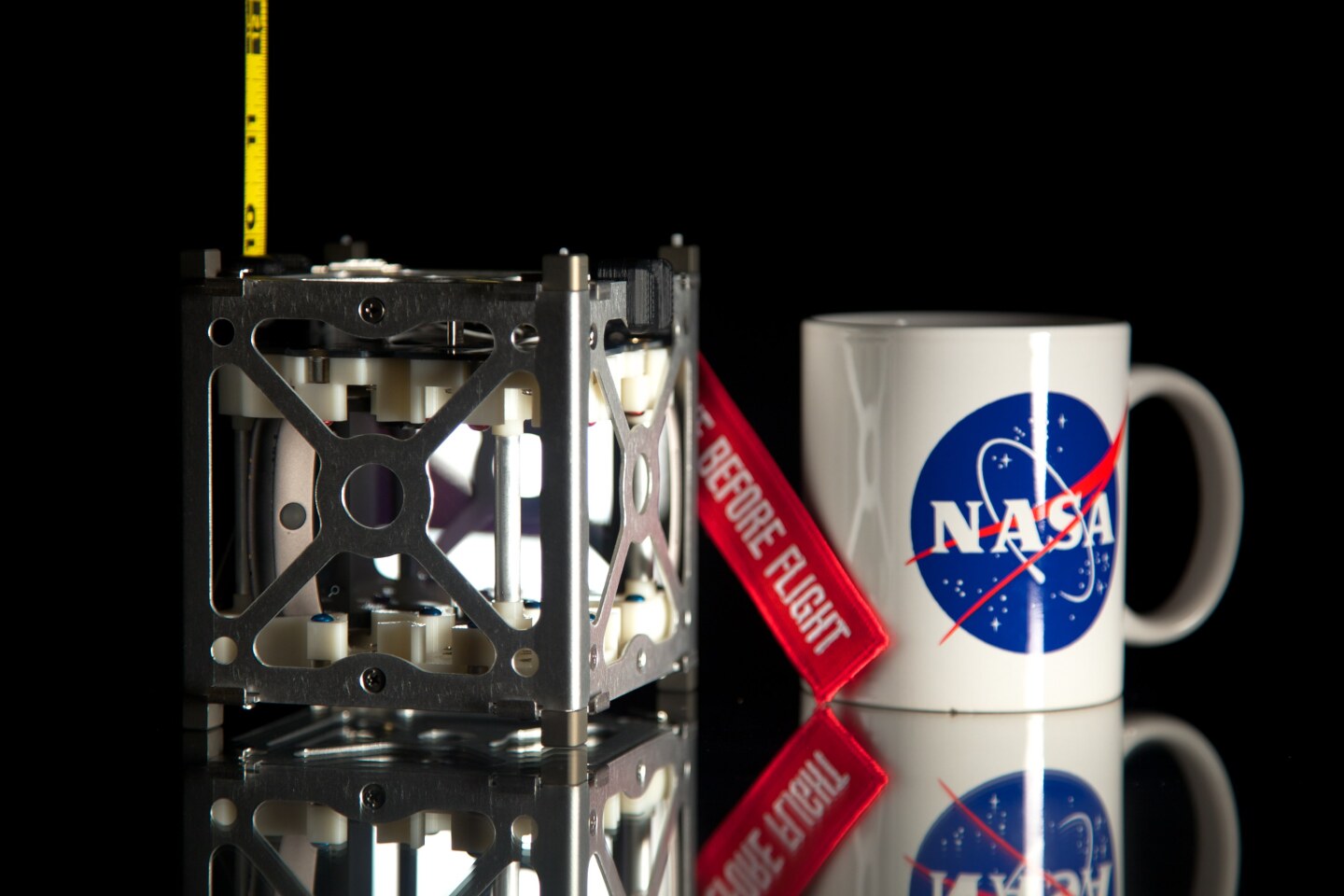 The PhoneSats aren't much bigger than a coffee mug (Image: NASA)