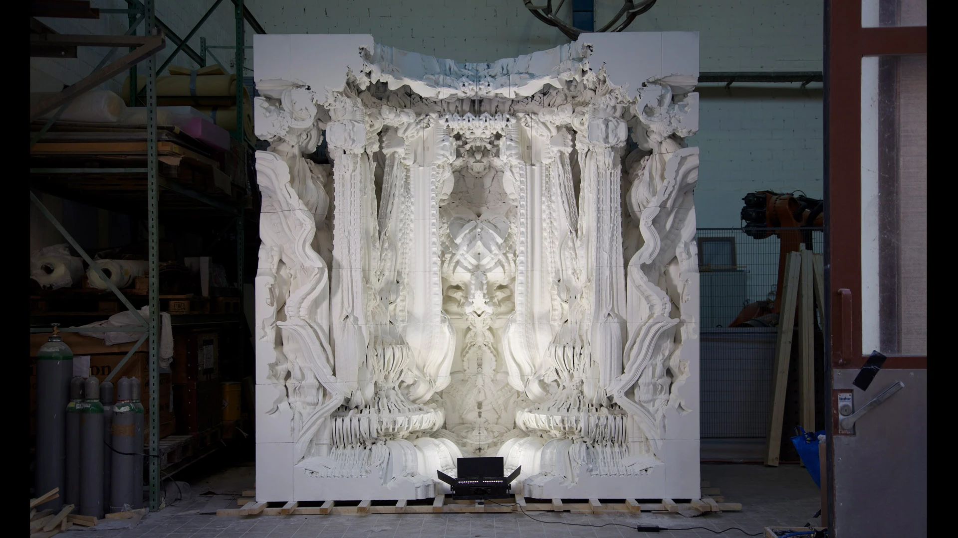 A view of the final grotto (Photo: Hansmeyer / Dillenburger)