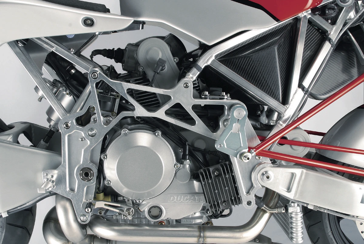 The Bimota Tesi 2D is closely related to the Vyrus