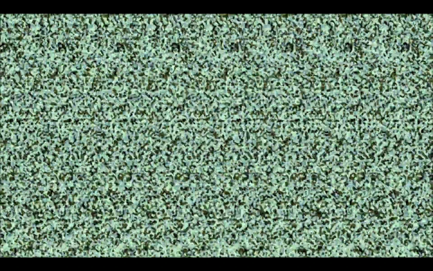 Without properly viewing the image, a random dot illusion appears meaningless