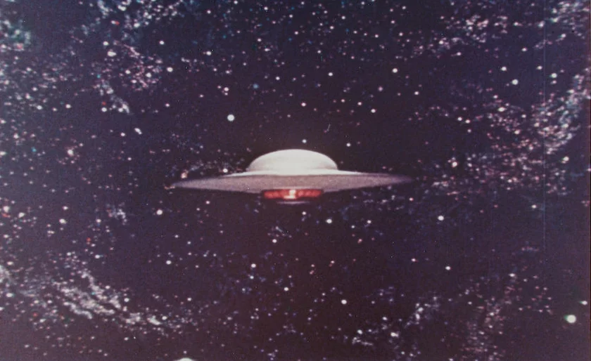 The Bonhams sale of props, costumes and models from the film Forbidden Planet, includes a film still of the C-57D