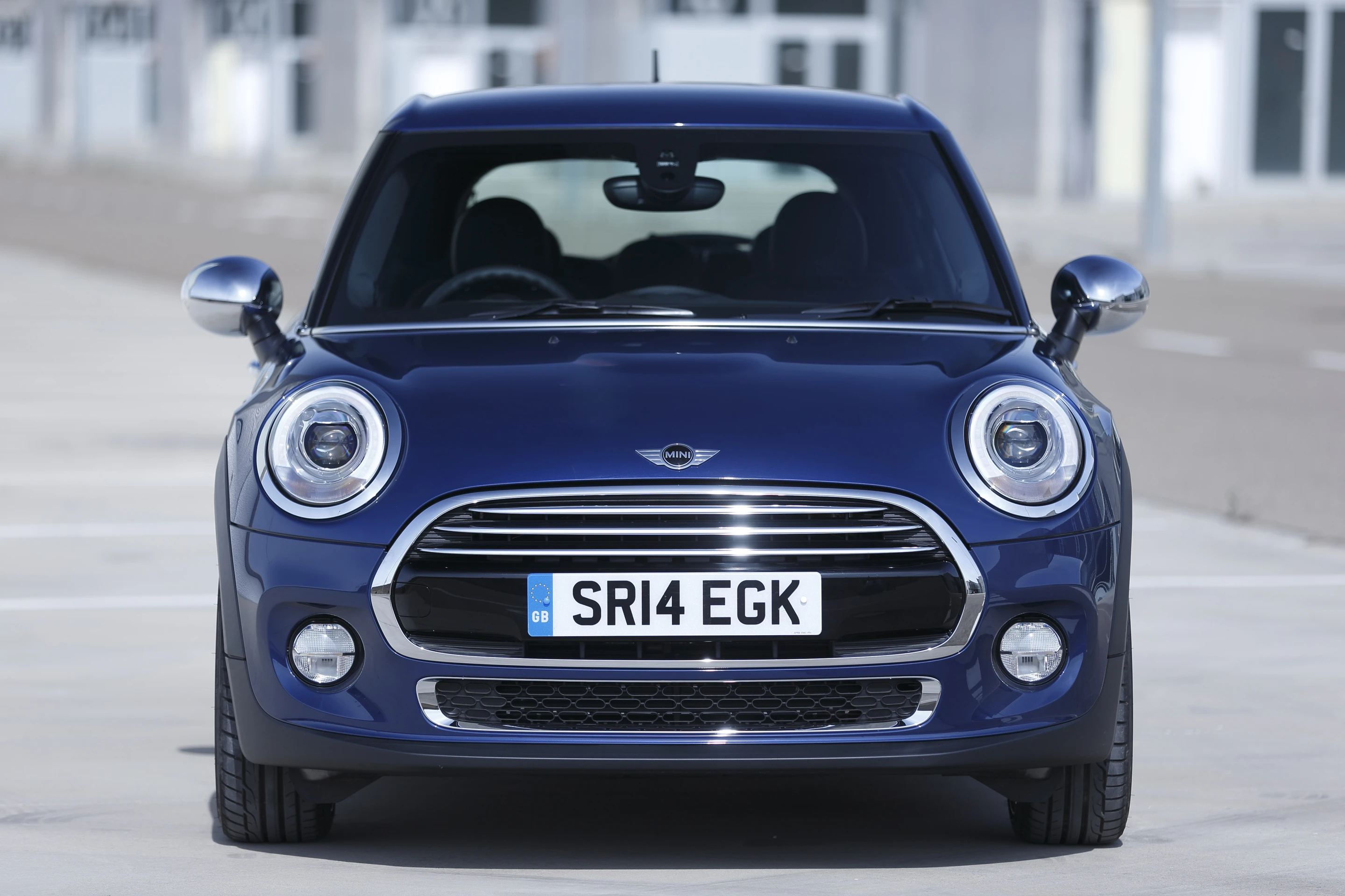 The 5-door Mini Cooper D front view