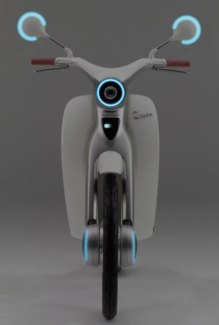 The 2009 Honda EV-Cub was more of a showbike in comparison to the 2015 version