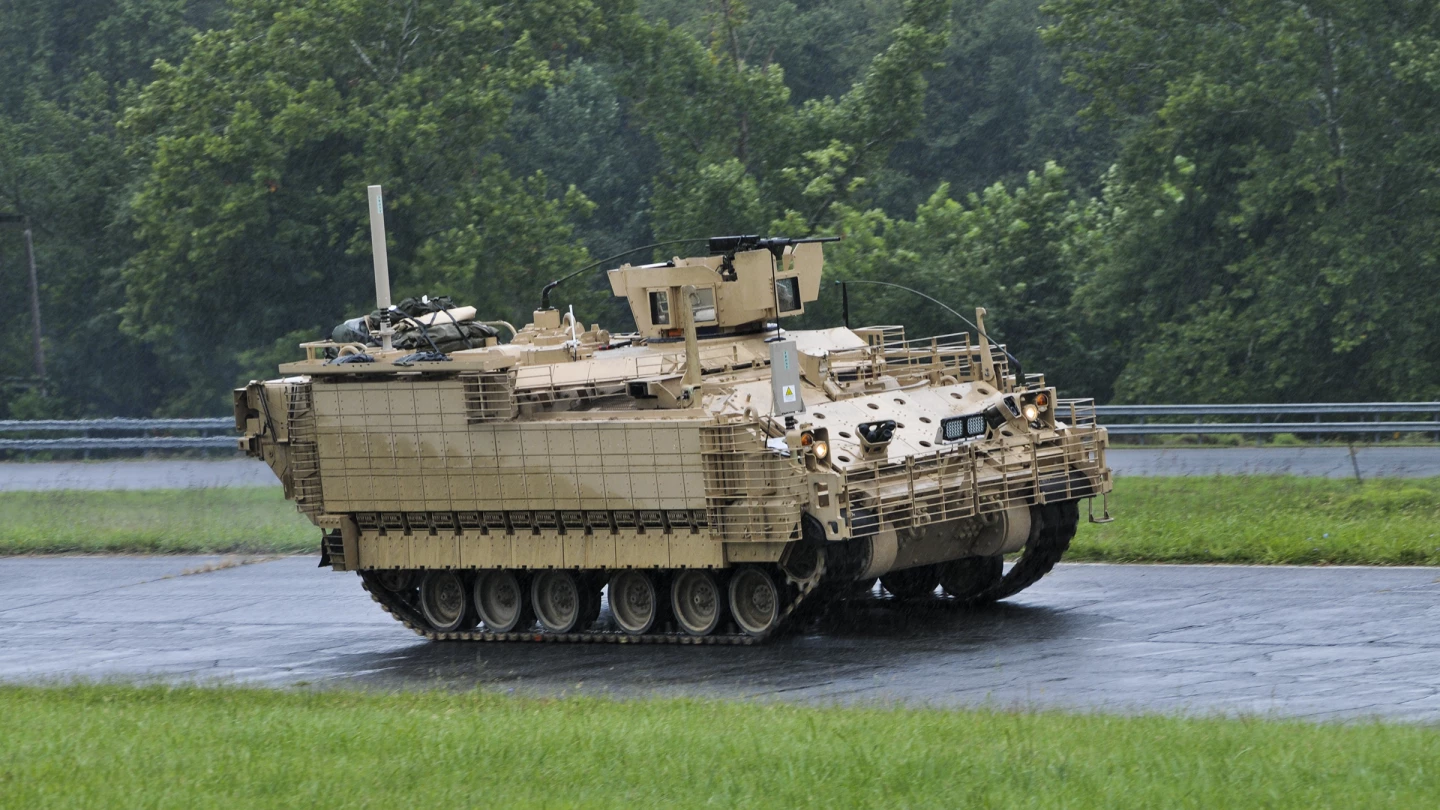 The AMPV has advanced digital electonics