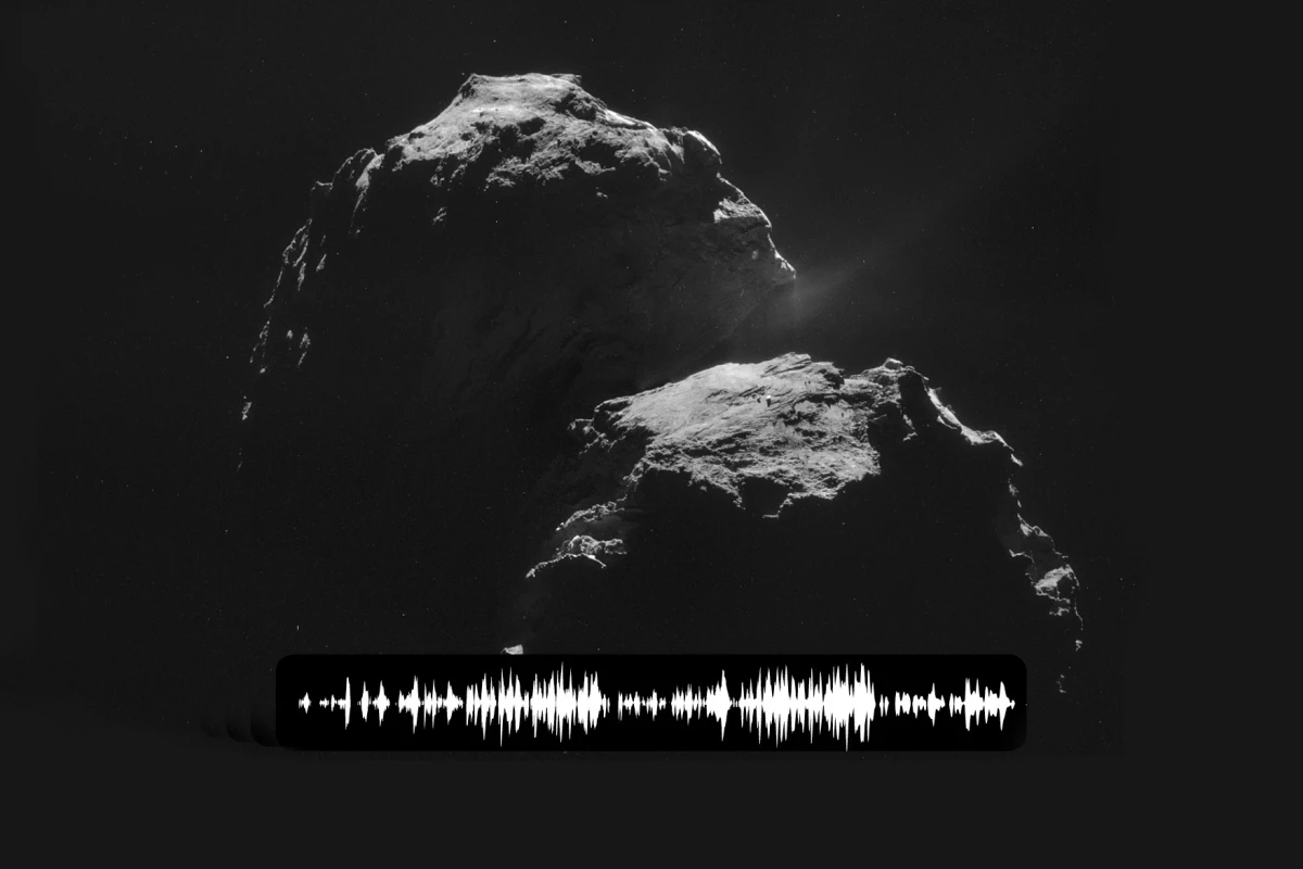 Rosetta has picked up a mysterious "song" from comet 67P/Churyumov-Gerasimenko (Image: ESA/NASA/JPL-Caltech)