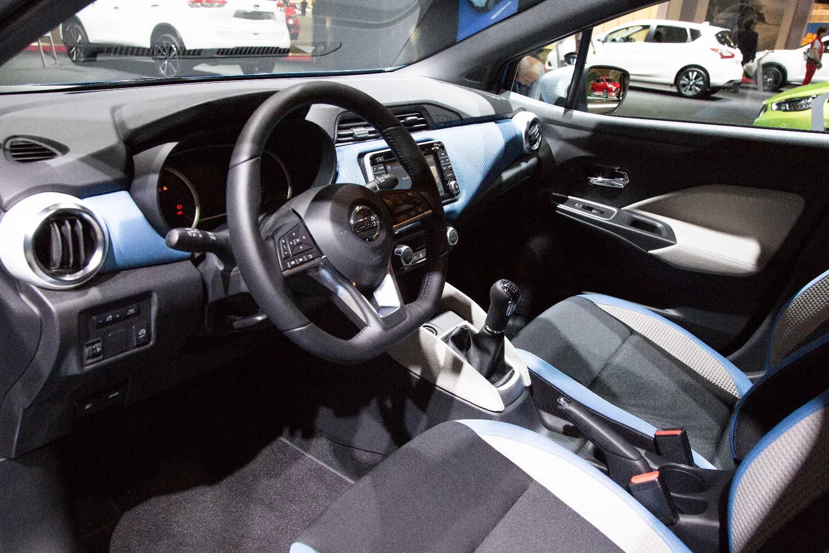 The Micra's interior feels far more upmarket than before