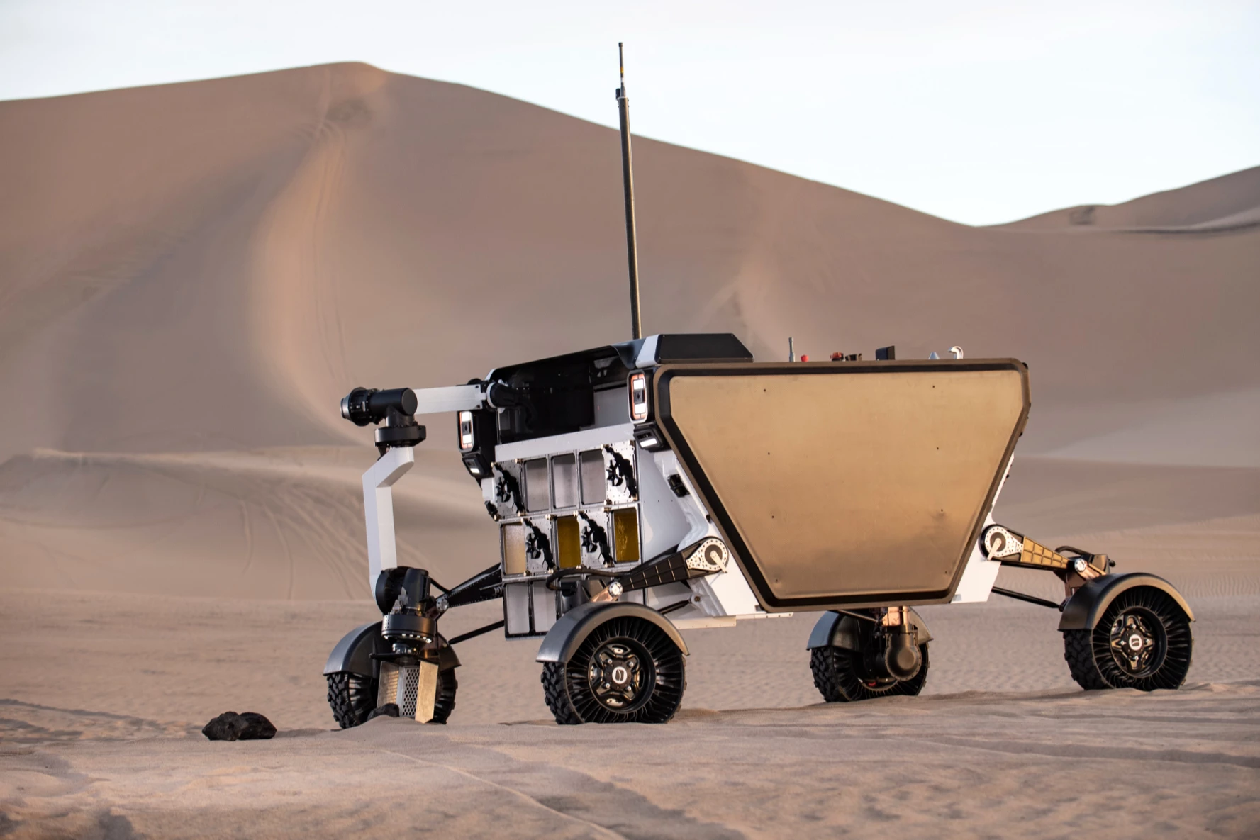 The FLEX rover operating in semi-autonomous mode