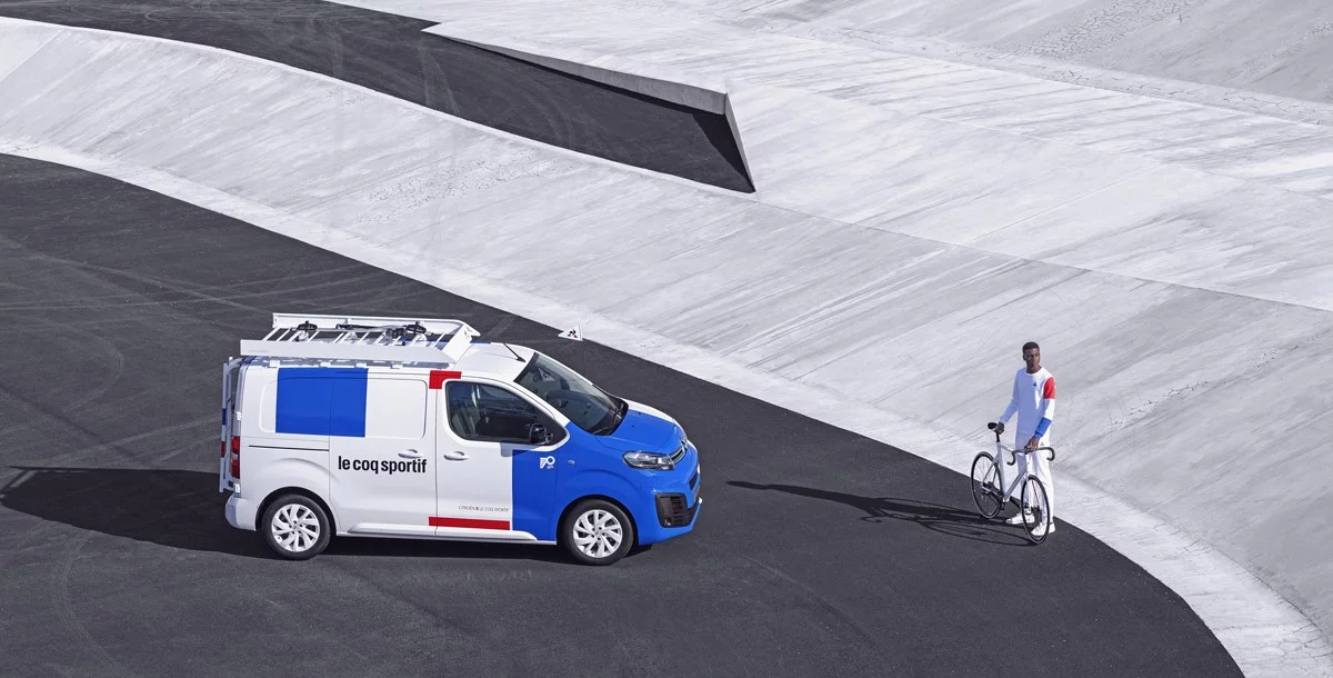 Citroën X le coq sportif Jumpy show van