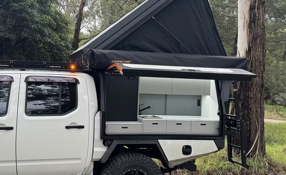 Foam-core camper canopy reimagines truck camping ... and pricing