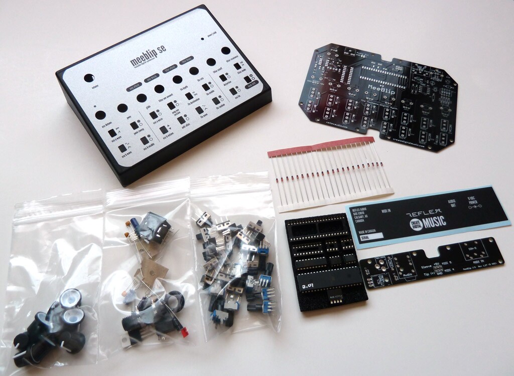 The MeeBlip Build-it-Yourself Kit (Photo: MeeBlip)
