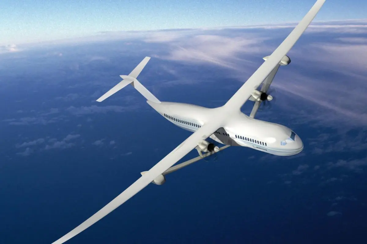 Boeing SUGAR Volt concept design (Image: NASA/The Boeing Company)