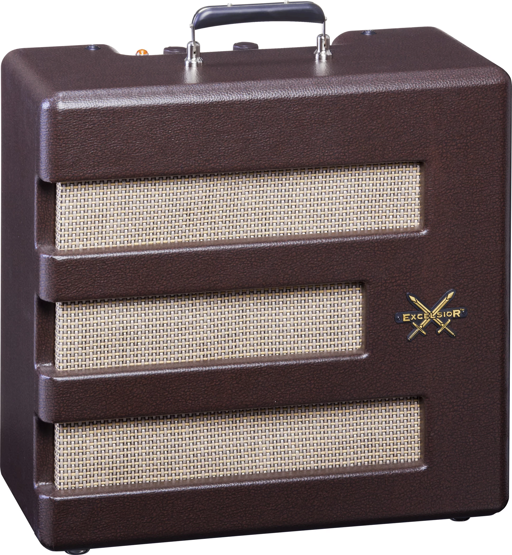 The distinctive 13-watt Excelsior is said to offer tones from polite to raw to raucous