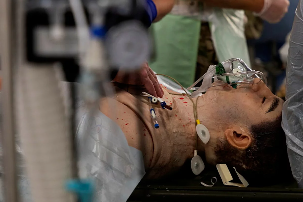SAM will be used in realistic field hospital exercises to train surgical teams