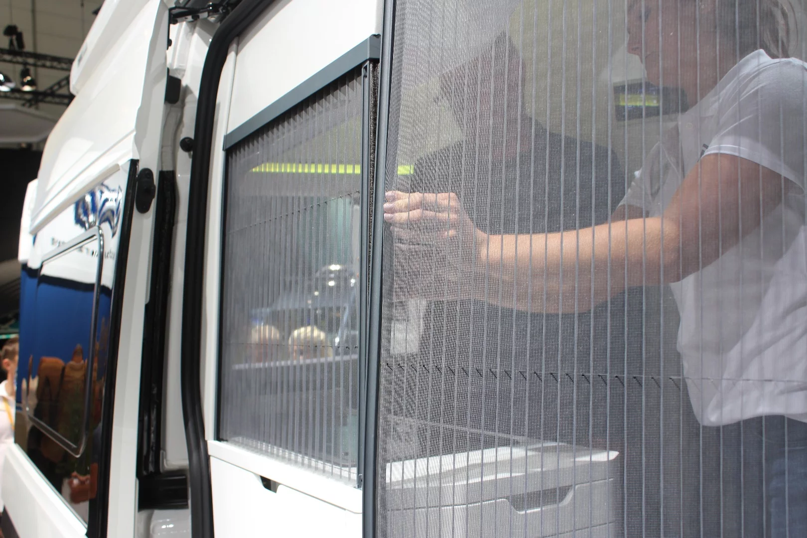 The mosquito screen on the VW Grand California 600