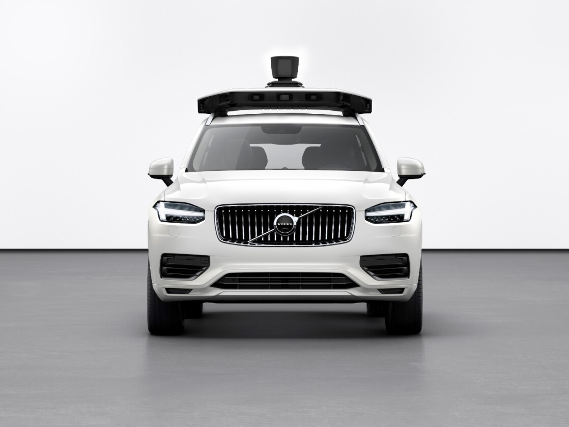 Volvo describes the newly revealed SUV as its first autonomous, drive-ready production vehicle