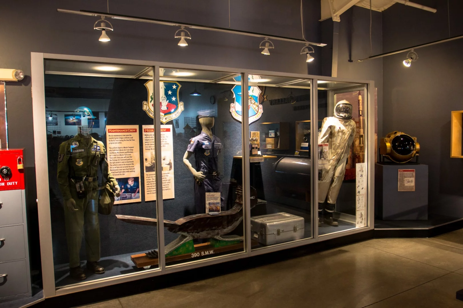 The Titan Museum includes exhibits chronicling the Cold War career of the Titan II