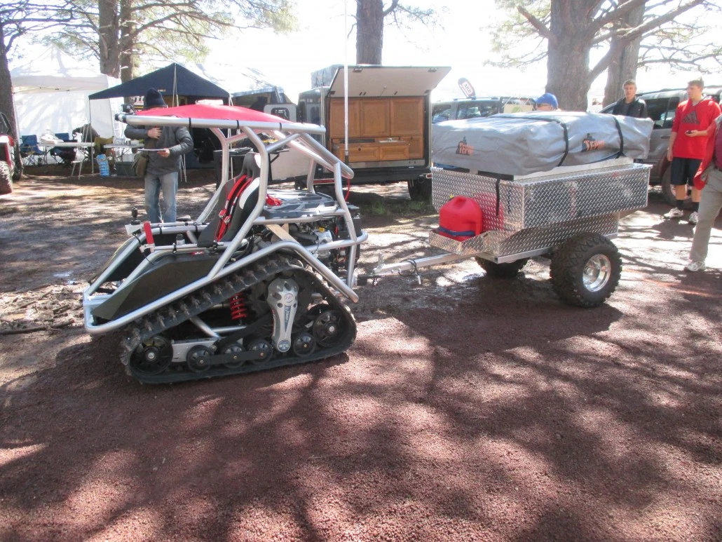 The MOAB Crawler gets a unique tow vehicle at Overland Expo