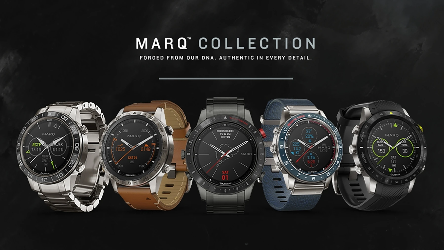 You've got five models to pick from in the Garmin Marq range