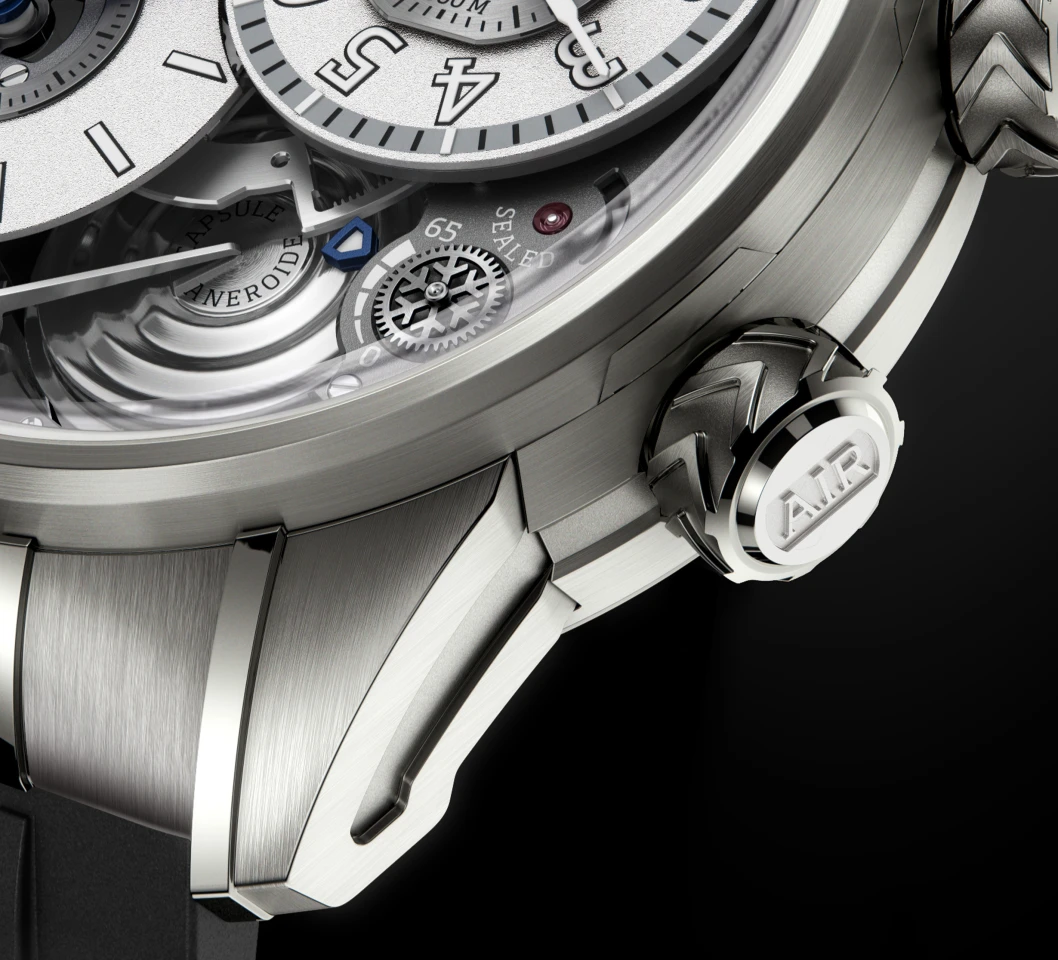 The Génie 02 Terre's third crown is an air valve