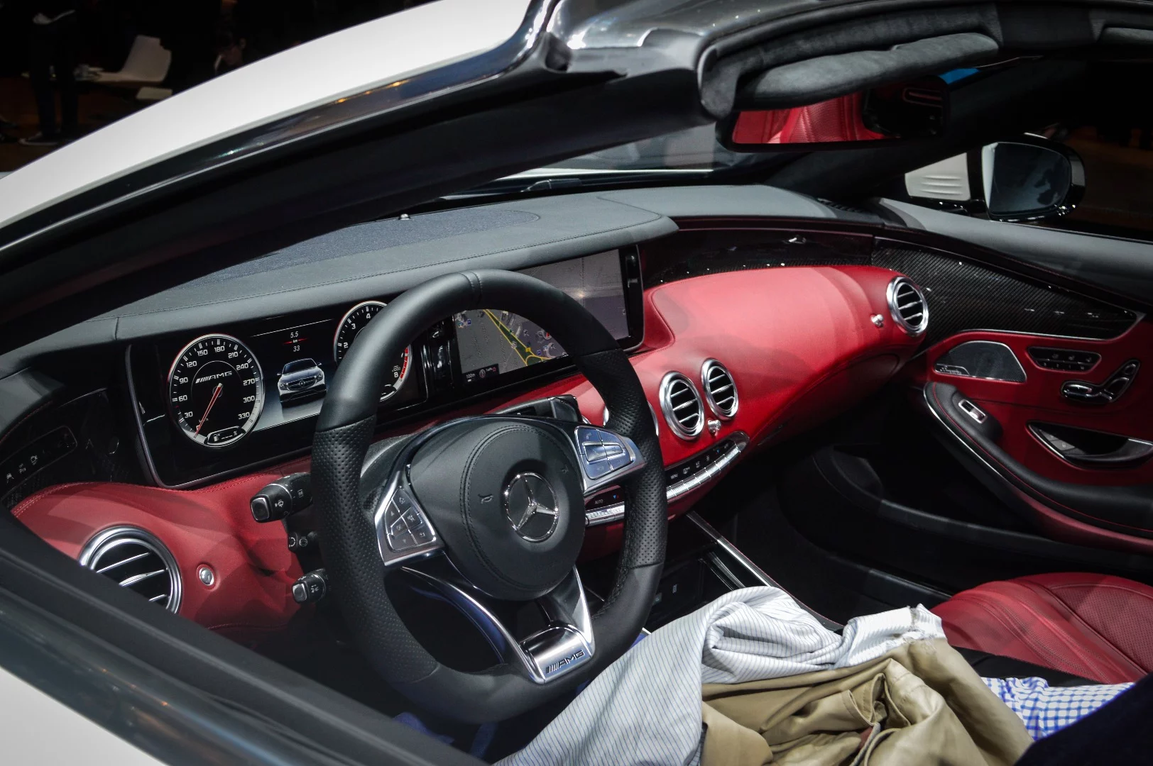 Inside the Mercedes-AMG S 63 Cabriolet