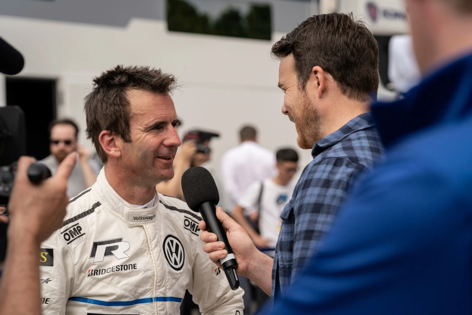 Driver Romain Dumas was at the wheel when the Volkswagen ID.R set a new lap record for electric vehicles at Nürburgring