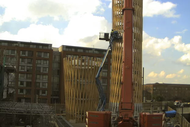 A webcam documents the progress of Dane's Yard