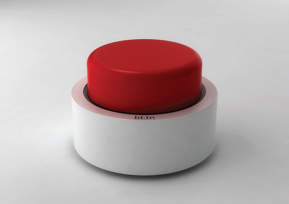 Bttn glows red when there is an error completing an IFTTT Recipe