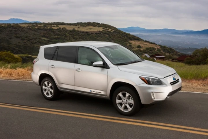 The RAV4 EV is the first all-electric SUV available in the United States