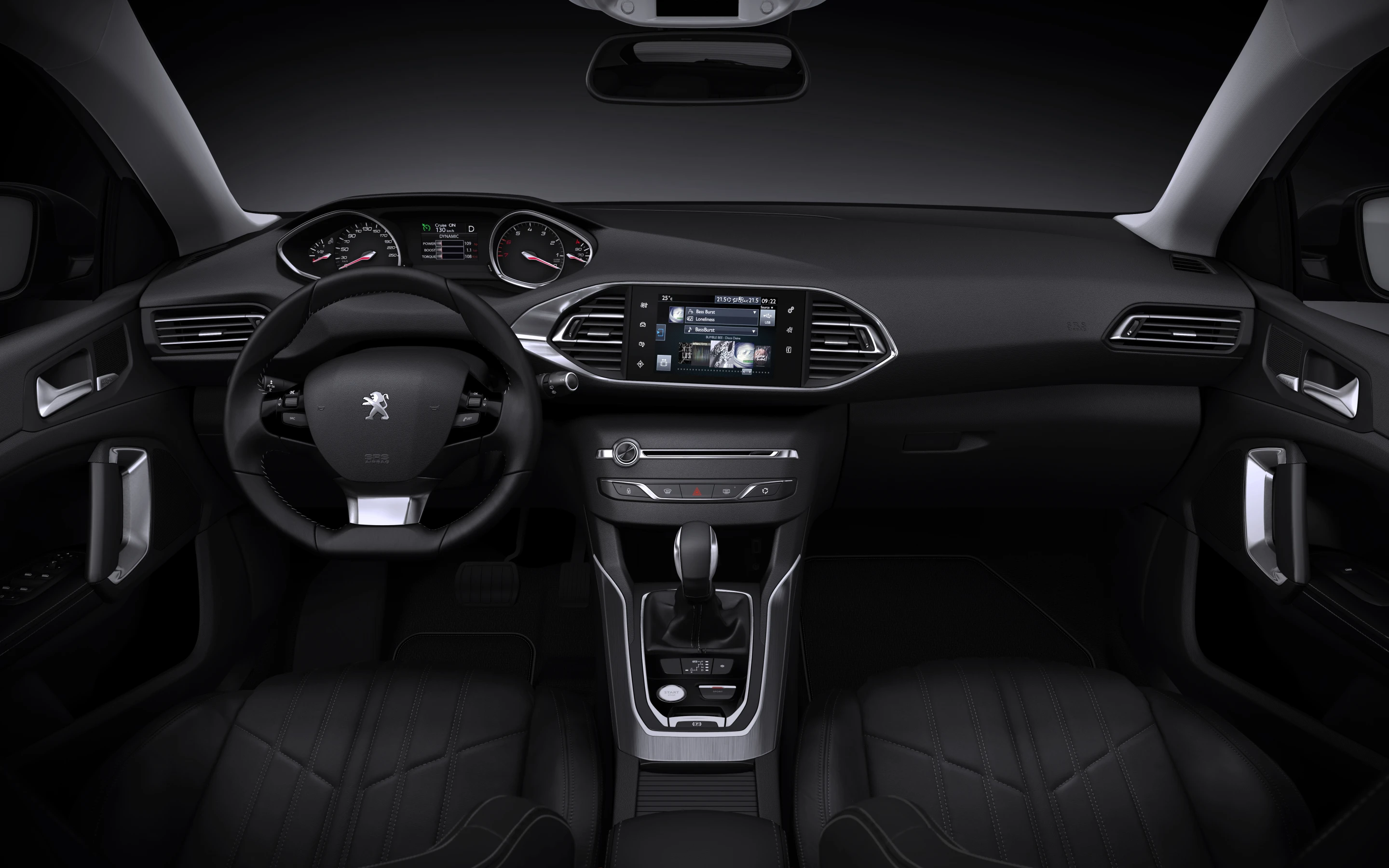 The current-gen i-Cockpit in the Peugeot 308 SW