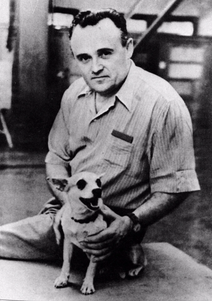 Sergei Korolev and friend