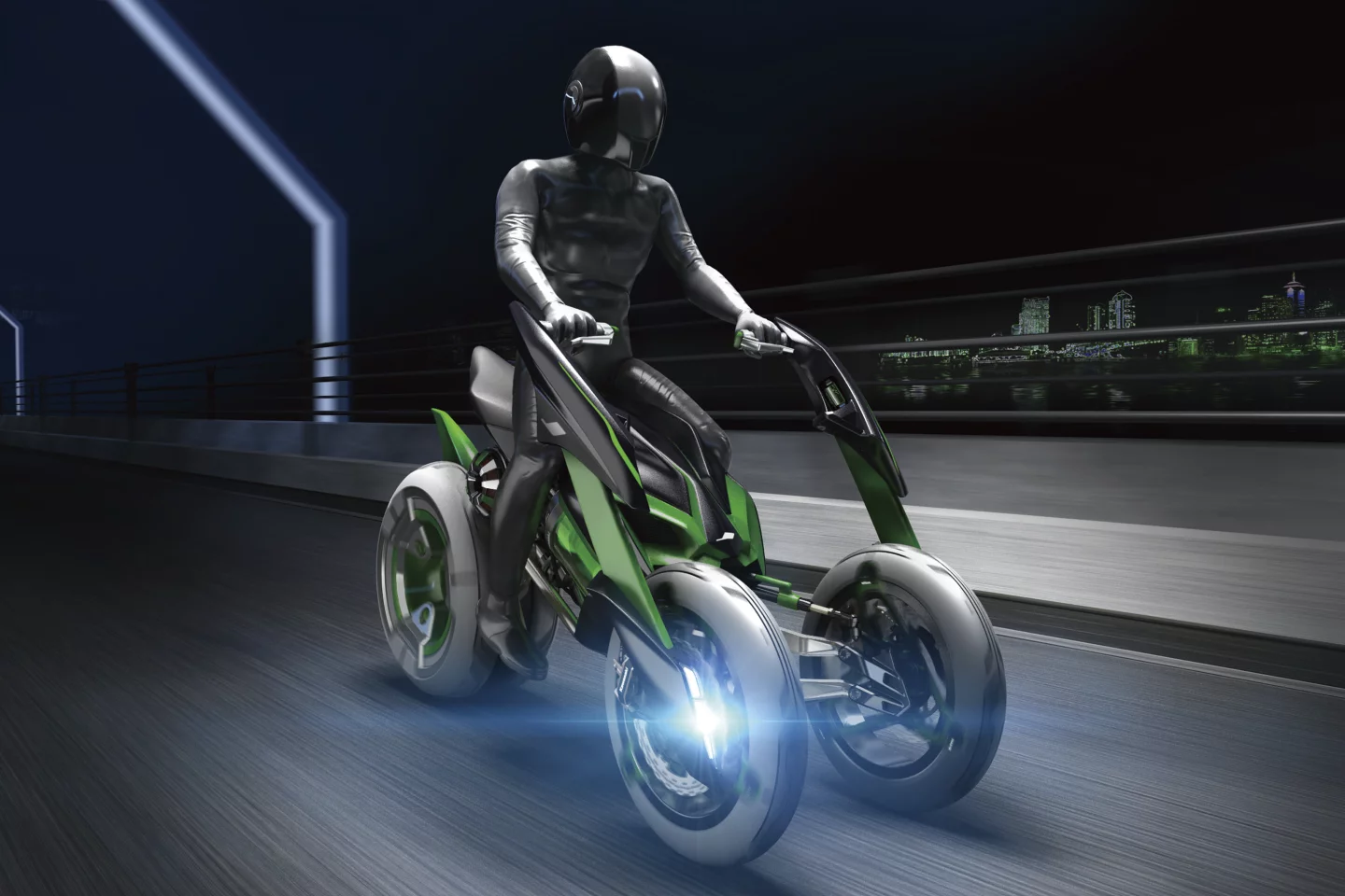 The Kawasaki J concept in Comfort mode