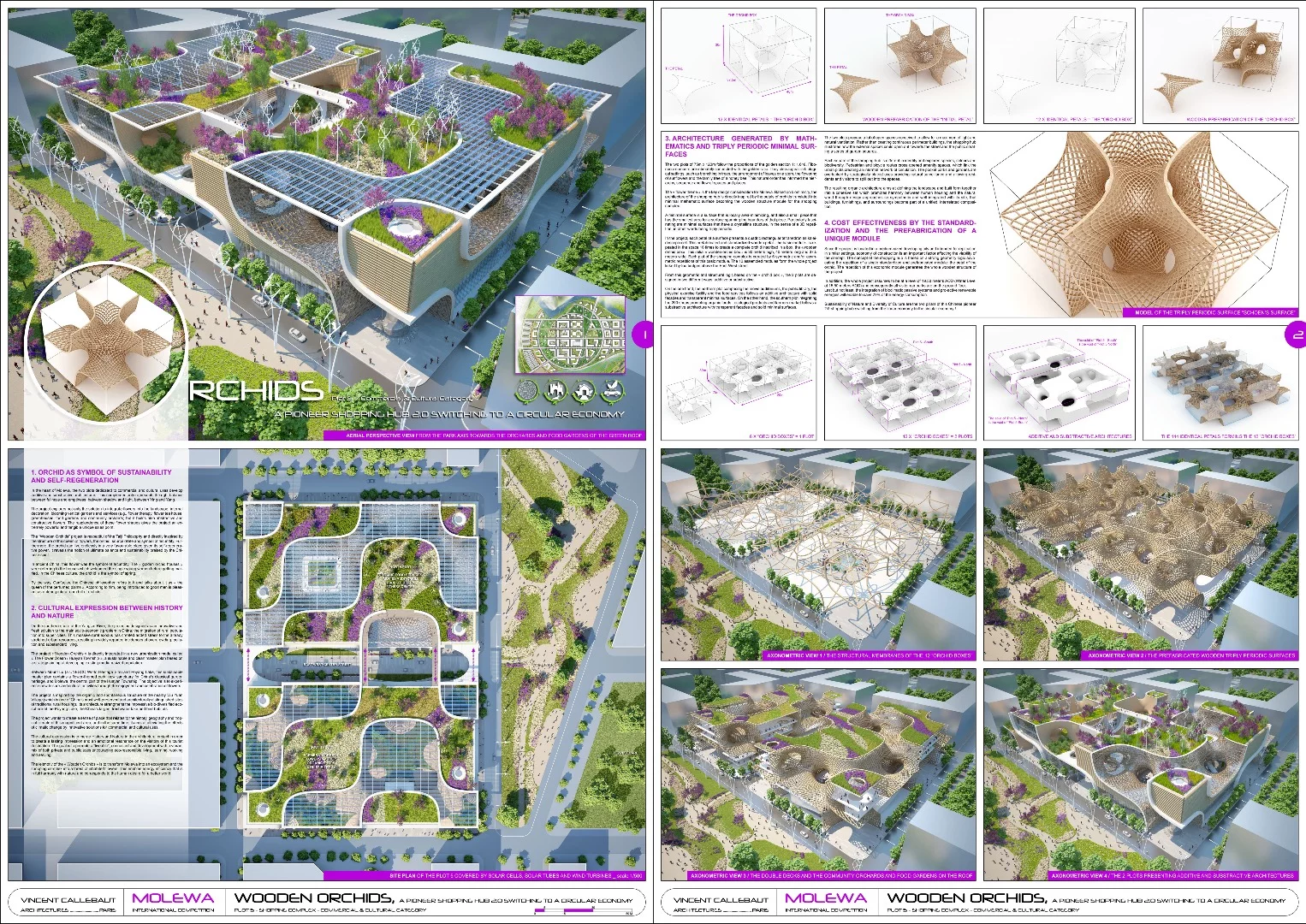 The Wooden Orchids project concerns a large sustainable shopping mall complex proposed for Jiangxi Province, China