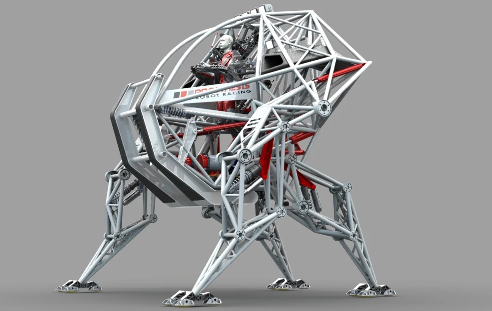 The Prosthesis human-controlled racing robot (Image: Anti-Robot)