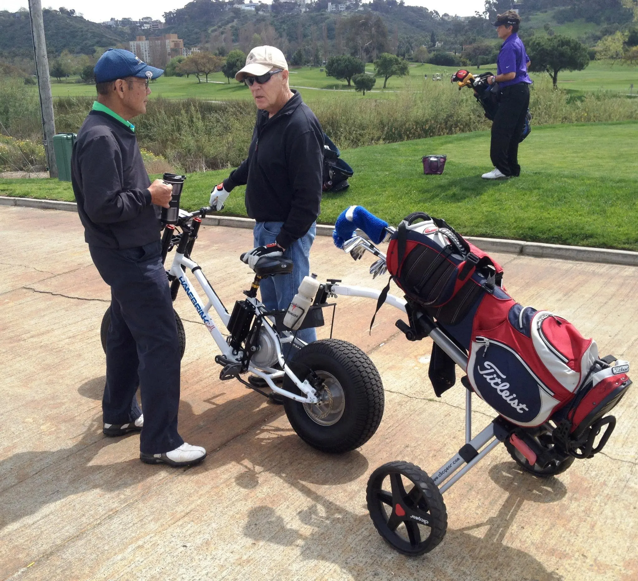 The Links BRINK offers users more opportunity for exercise than traditional electric carts