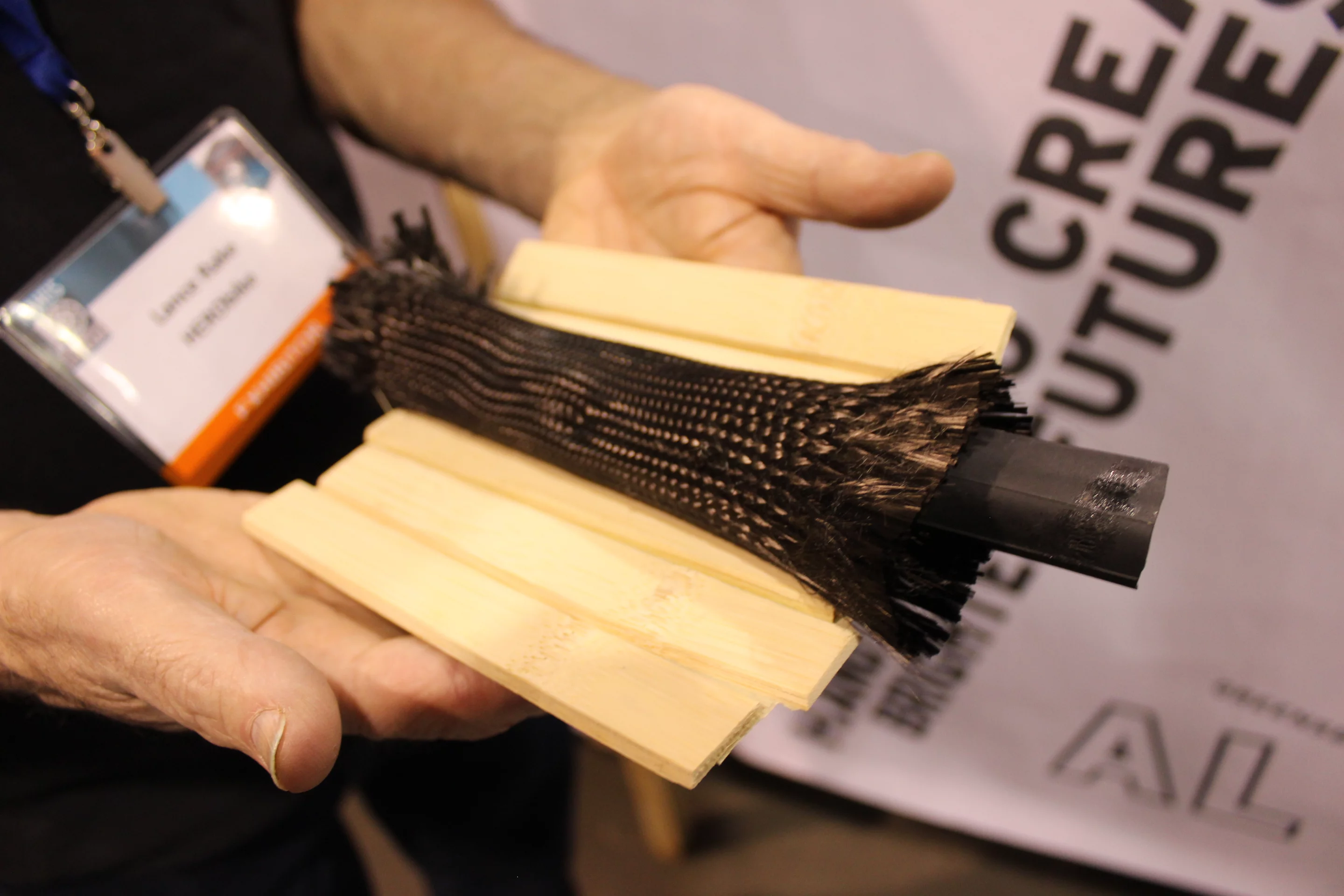 HeroBIKE uses the same process to make its bamboo-slat tubing – just picture a sheet of woven bamboo in pace of the slats
