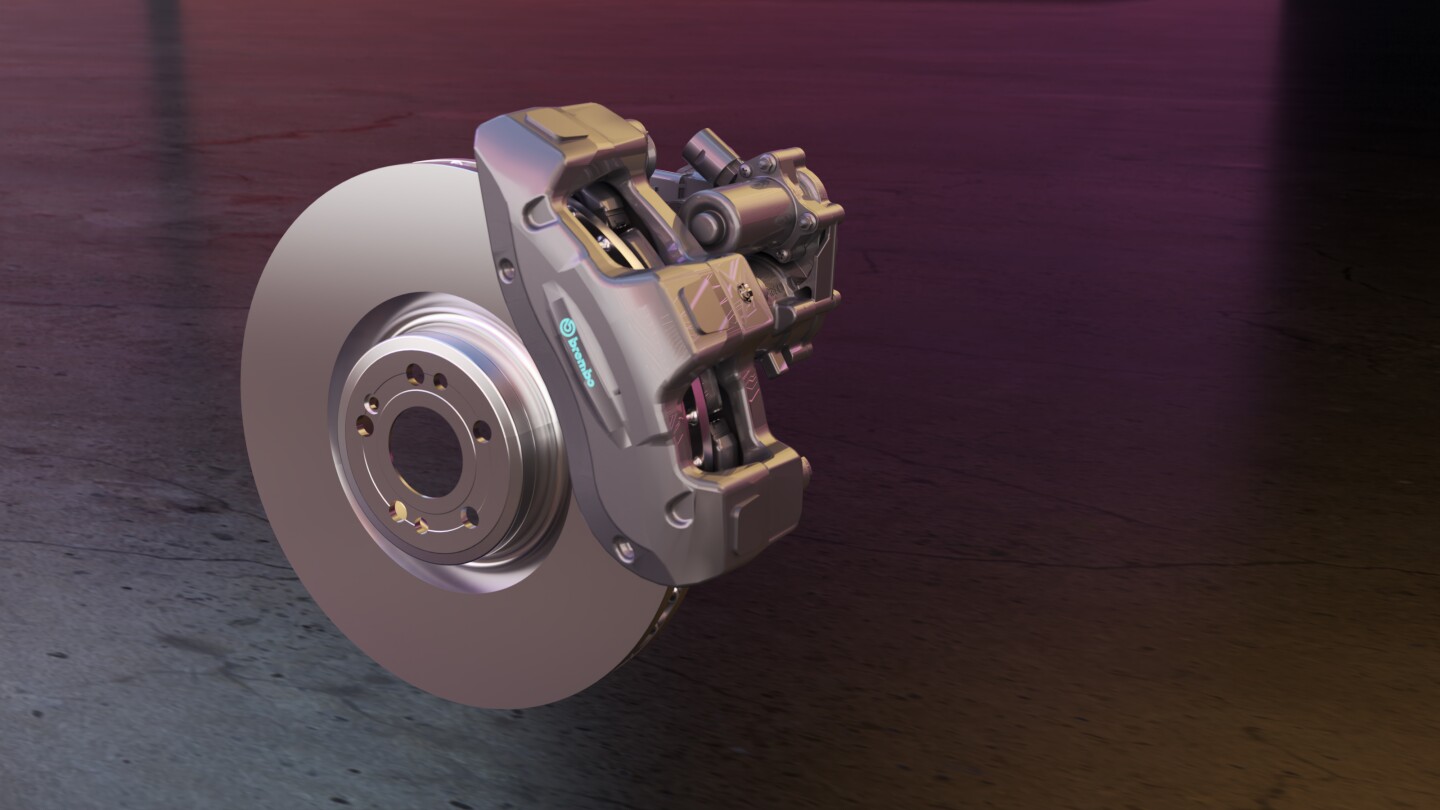 Electromechanical brake calipers allow fine control of pad positioning, but carry added weight