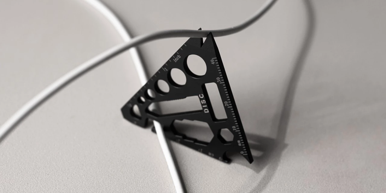 Triangle multitiool's earbud cord holder isn't its most useful function