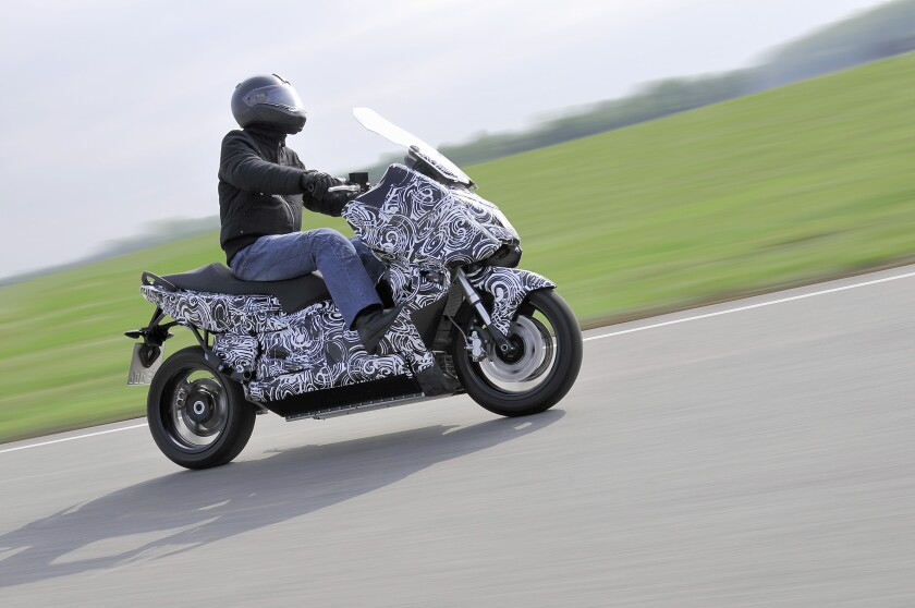 The BMW E-Scooter electric concept motorcycle