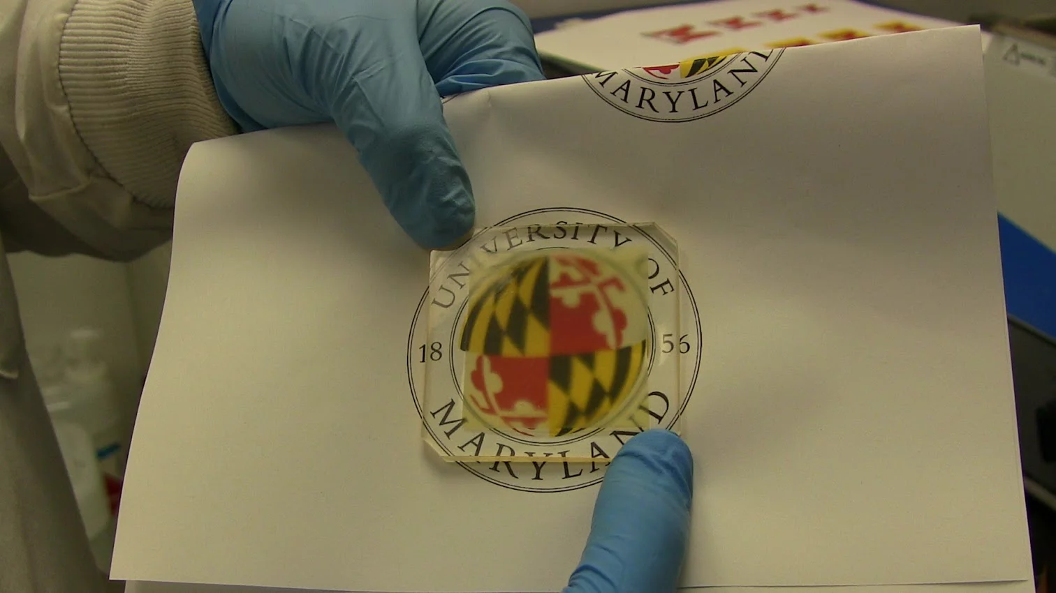 The researchers report that their three-inch (7.6 cm) block of wood had high transparency and also high haze