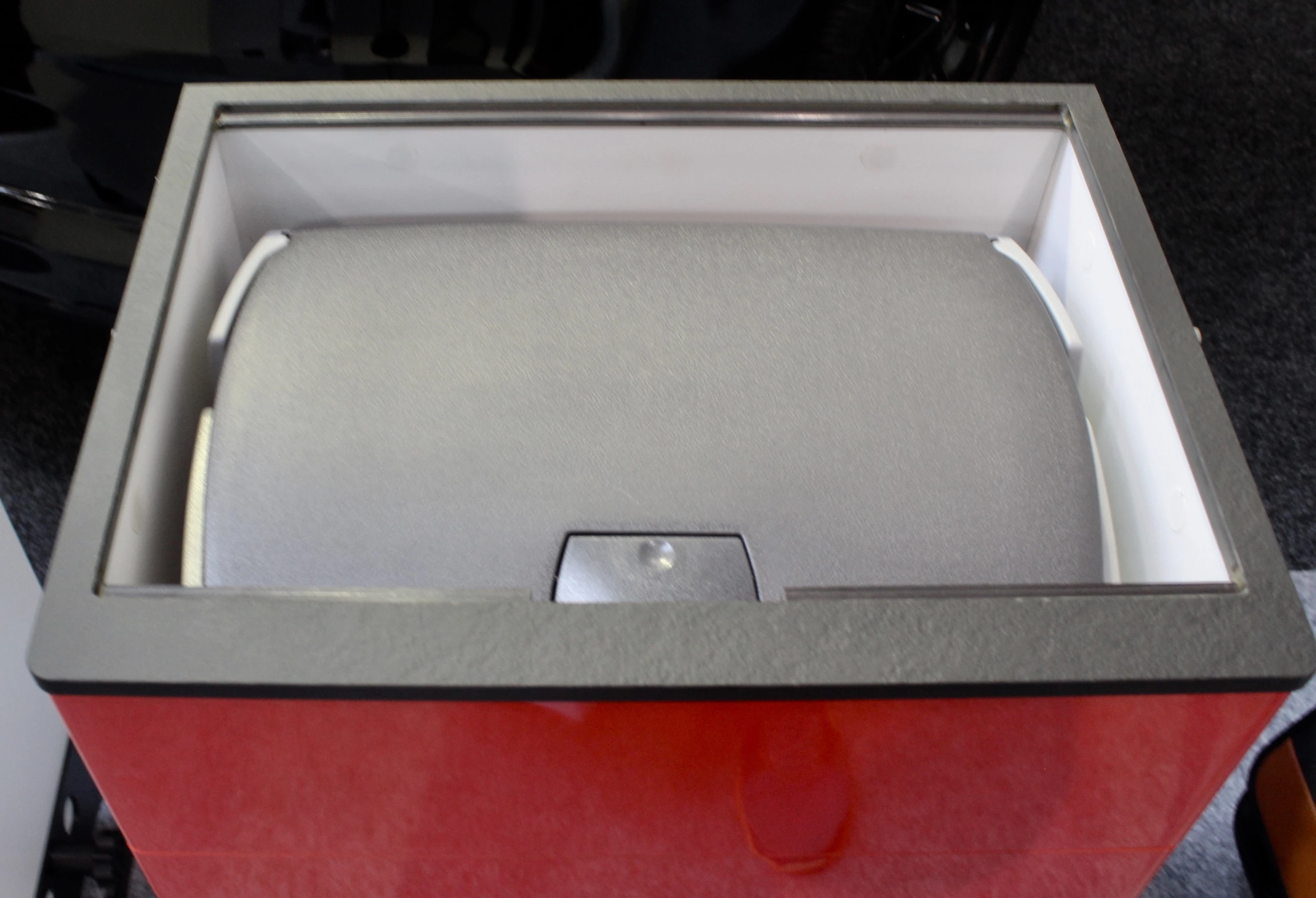 Inside the fridge module